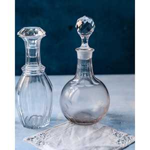 Daniele F. Petite carafe à liqueur élégante en cristal français, style 1, 0g - Product Image 2