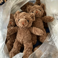 Porte-clés en peluche mini ours en peluche personnalisé - Peluche super douce style anime, rembourrage en coton PP, emballé sous vide, logo personnalisé
