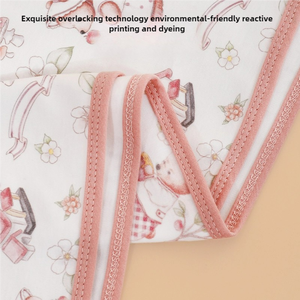 مفارش سرير أطفال قطن منسوج ناعم ودافئ ، بطانية صيفية من الشاش للهدايا - Product Image 3