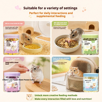 Nourriture pour hamsters riche en nutriments, naturelle et à base de plantes, fabriquée à partir de patate douce violette et de légumes