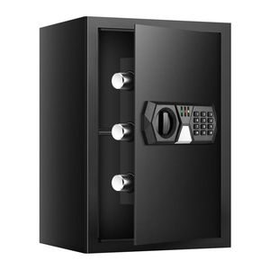 Caja Fuerte con Cerradura Electrónica Digital, Caja <span class=keywords><strong>de</strong></span> Seguridad para Dinero, Caja <span class=keywords><strong>de</strong></span> Depósito Segura, Caja Fuerte para el Hogar - Product Image 4