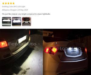 Accesorio LED Luz de placa de matrícula Super calidad para Toyota Helander Sea Lion Toyota Kluger Highlander Harrier 2017 - Product Image 4