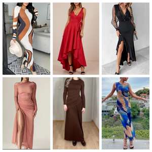 Soldes 2024 Vêtements pour femmes en gros Haute qualité Mode de rue Robes décontractées élégantes Styles de livraison aléatoire - Product Image 2