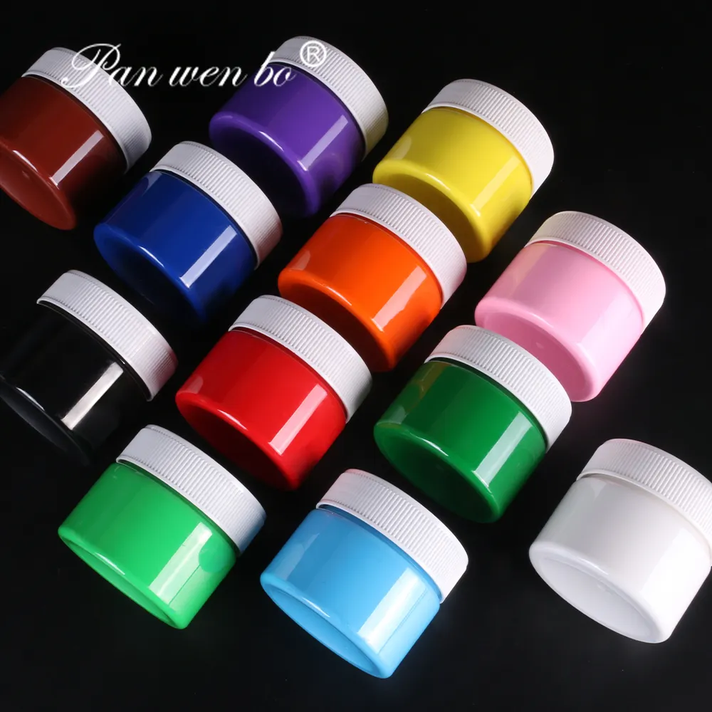 Vernice acrilica personalizzata Set di colori acrilici vernice comprare all'ingrosso 100ml colori acrilici prezzi per i bambini