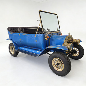 Voiture électrique vintage classique européenne à 4 roues, carrosserie en fibre de verre, certifiée CE pour les zones touristiques, avec garantie de 2 ans - Product Image 1