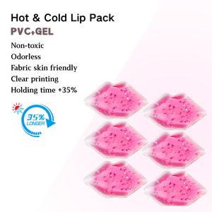 Cosmetics Lip Shape Ice <b>Pack</b> Bead Pad for Rehabilitation Therapy Hot & Cold <b>Packs</b> - Product Image 1