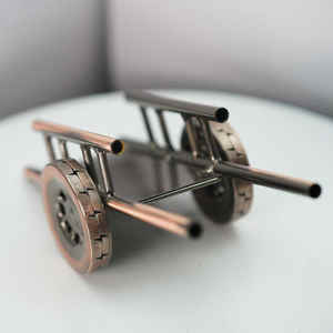 Gabinete de vino para sala de estar, decoraciones pequeñas, muebles para el hogar, artesanías creativas de hierro - Product Image 3