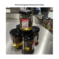 Machine automatique en acier inoxydable 304 pour sauce à l'ail et au thym, pesto alla genovese, avec mise sous vide, étiquetage, plastique/verre, moteur