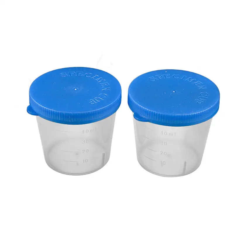 Large Supply 40ml disposable PP male disposable urine container