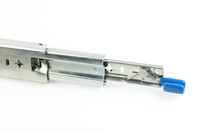 SS2053LK Glissière de tiroir rétractable à extension complète de 53mm avec serrure, acier inoxydable 304, résistant à la corrosion