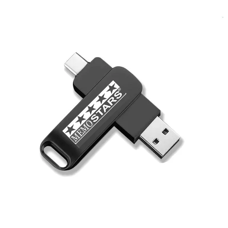 맞춤형 금속 USB 3.2 플래시 메모리 스틱 고속 타입 C 펜 엄지 드라이브 휴대 전화 태블릿 PC 노트북 용