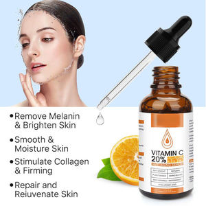 Sérum Facial Personalizado com 20% de Vitamina C, Antioxidante, Calmante, Hidratante, Clareador, <span class=keywords><strong>Anti</strong></span>-Rugas e <span class=keywords><strong>Anti</strong></span>-Envelhecimento, 30ML - Product Image 2