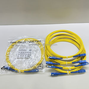 Cable de conexión de fibra óptica Simplex de modo único LSZH de grado de telecomunicaciones 2,0mm 3,0mm SC UPC a SC UPC conector óptico Cable de puente de fibra - Product Image 3