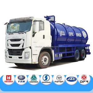Nouveau camion de nettoyage d'égouts à <span class=keywords><strong>pompe</strong></span> à vide haute pression Isuzu 6X4 10t-15t 15000 <span class=keywords><strong>litres</strong></span> 15 tonnes 15 mètres cubes du Japon - Product Image 2
