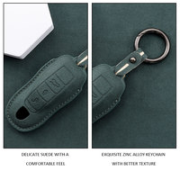 Étui de protection en cuir pour clé de voiture Porsche Panamera Cayenne 971 911 9YA Macan Boxster, accessoires de voiture