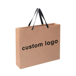 Bolsas de Papel con Logotipo Personalizado y Asas Retorcidas Reciclables - Product Image 1