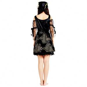 ชุดคอสเพลย์โจรสลัดสีเงินสำหรับผู้ใหญ่ Lyjenny ชุดแฟนซีสำหรับผู้หญิงสำหรับงานเลี้ยงฮาโลวีน งานเทศกาล งานปาร์ตี้ คอสเพลย์จากทีวีและภาพยนตร์ - Product Image 4