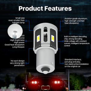 Lampadina a Led retromarcia bianca fredda <span class=keywords><strong>1156</strong></span> sostituire gli indicatori di direzione auto senza errori della lampada alogena <span class=keywords><strong>P21W</strong></span> - Product Image 3