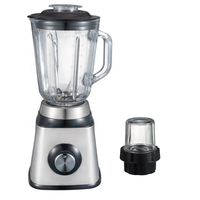 Mixeur Électrique Professionnel Robuste en Acier Inoxydable à 6 Lames avec Pot Anti-Fuite de 1,5 L pour Usage Domestique et Hôtelier