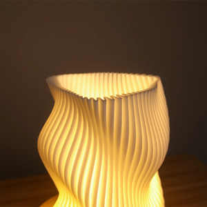 Sls 3D Printing Service Voor Moderne Tafellamp Unieke Home Decor En Abstracte Verlichting - Product Image 2