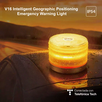Baliza de Emergencia V16 2026 Aprobada por la DGT con Geolocalización, Luz de Advertencia para Automóvil con Visibilidad de 360°