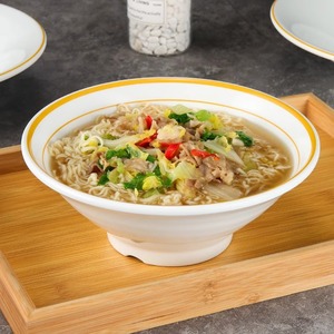 Tazón de fideos de melamina Xiangyuan, tazón de fideos cónico comercial con forma de sombrero, tazón de plástico para hot pot picante, tazón para fideos de arroz y - Product Image 2