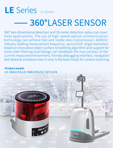 Hinson 360 độ lidar cảm biến máy quét laser tự động xe nâng thiết bị định vị 50 mét phạm vi vị trí chuyển động cảm biến - Product Image 2