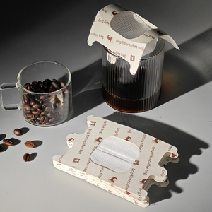 Hình dạng <span class=keywords><strong>DP</strong></span>-H thân thiện với môi nhỏ giọt cà phê túi lọc không dệt treo túi tai cho những người yêu thích cà phê pha cà phê - Product Image 4