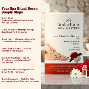 Kit de Spa para Manos y Pies Más Vendido, con Aroma a Rosa y Jazmín, para Tratamiento con Beneficios de Limpieza Profunda y Nutrición de la Piel, Proveedor Indio - Product Image 3