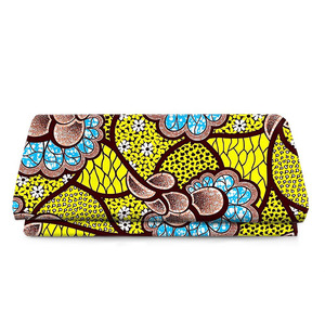 <span class=keywords><strong>Tissu</strong></span> <span class=keywords><strong>africain</strong></span> 100% coton à imprimés de cire Ankara pour robes de femmes - Product Image 5