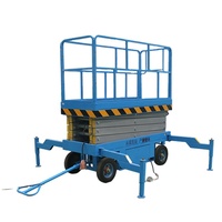 Élévateur à ciseaux mobile hydraulique Tables Élévatrices équipement de levage de plate-forme de travail de sécurité de lève-personne
