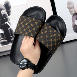 <span class=keywords><strong>Chaussons</strong></span> décontractés pour hommes et femmes, chaussures plates de luxe à bout ouvert pour l'extérieur, vente en gros - Product Image 3
