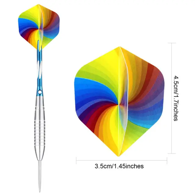 PerfectDarts 10 x Sets Harrows Retina Mixed Colour Dart Flights Standard