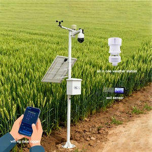 Estación Completa de Monitoreo Agrícola con Sensor de Lluvia, Suelo y <span class=keywords><strong>Clima</strong></span> Lux, Transmisión 4G MQTT Personalizable, Soporte OEM - Product Image 1