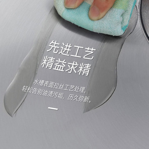 304 Stainless Steel <b>Kitchen</b> <b>Sink</b> Undermount Double Basin 1.0mm Thick Polished Surface Easy To Clean - Product Image 2