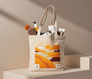 Custom Canvas-Cotton-Lady-Bags Womens Canvas Bag Tote Bag Lona de algodón - Product Image 6