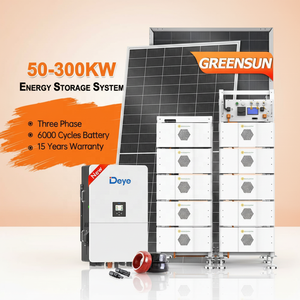 Greensun Hybrid Solar <b>Energy</b> <b>Storage</b> <b>System</b> With Lithium Battery 80kw 100kw 200kw 300kw Solar Power Supply - Product Image 1