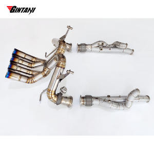 Gintani 2011 + สำหรับ lambLamborghini <span class=keywords><strong>Aventador</strong></span> LP700-<span class=keywords><strong>4</strong></span>ท่อไอเสียวาล์วไทเทเนียมเต็มรูปแบบ6.5L อุปกรณ์เสริมเครื่องยนต์ V12 - Product Image 2