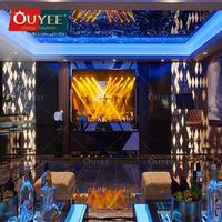 Nouvelle arrivée, comptoir de bar LED moderne pliable pour restauration rapide, KTV, boîte de nuit, couleur personnalisée, canapé résistant à l'eau et respectueux de l'environnement