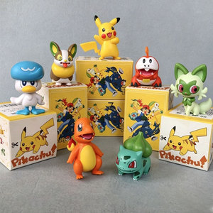 Set di 7 Figurine Pokémon, Pikachu Charmander Bulbasaur, Action <span class=keywords><strong>Figure</strong></span> 5-7cm in PVC, Modellini da Collezione, Giocattoli Regalo per Bambini - Product Image 2
