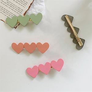 YIYI-Pinzas para el pelo con diseño de corazón para niña, pinzas para el pelo de alta calidad, estilo coreano, regalo de amor, Día de San Valentín, gran oferta - Product Image 4
