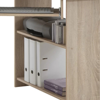 Bureau d'ordinateur multifonctionnel extensible en bois, design best-seller, avec armoire intégrée