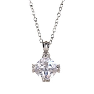 Collana con Pendente a Quattro Punte a Forma di Cuscino per Donne, Gioielli Geometrici alla Moda per Uso Quotidiano, Regalo - Product Image 5