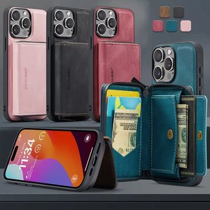 Per <span class=keywords><strong>iPhone</strong></span> 15 pro Max <span class=keywords><strong>custodia</strong></span> a <span class=keywords><strong>portafoglio</strong></span> con titolare della carta per <span class=keywords><strong>iphone</strong></span> 15 pro 14 pro max 14 plus 12 <span class=keywords><strong>13</strong></span> 11 magnetico cavalletto cassa del telefono - Product Image 6