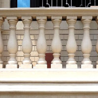 Colonnes de balustrade en marbre blanc d'extérieur, style européen, balustres en pierre pour villa, manoir, terrasse, balcon, escalier, décoration