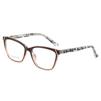 Lunettes de vue tendance MS A1013 – Nouveau style, monture intégrale TR90, unisexe, verres neutres compatibles avec les lentilles de prescription AC