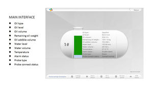 자동 연료 탱크 레벨 게이지 모니터 시스템 디젤 가솔린 레벨 모니터 시스템 주유소용 - Product Image 6