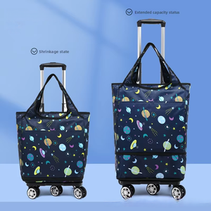 Sac de chariots à main utilitaires isolés de magasin de supermarché personnalisé sac de <span class=keywords><strong>chariot</strong></span> de <span class=keywords><strong>courses</strong></span> de camping <span class=keywords><strong>pliable</strong></span> et portable - Product Image 3