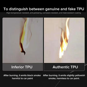 WEGO TPU PPF, película protectora de pintura de coche de Color negro brillante, envoltura de coche reparada para automóvil, compañero negro autocurativo, negro brillante, PPF negro - Product Image 2