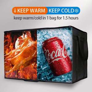 Commercial Catering Cooler Bag Reusable Large Capacity for Hot and Cold Food Pizza Insulated Food Delivery Bags - Product Image 3